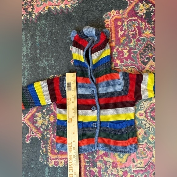 Baby Gap Striped Bear Ear Sweater - Picture 6 of 6
